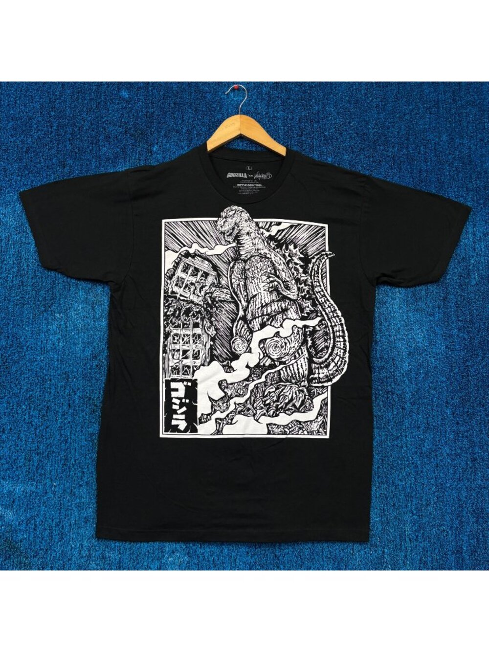 Godzilla x Vertebrae33 Total Urban Destruction Manga Tee L